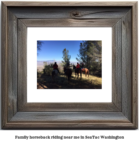 family horseback riding near me in SeaTac, Washington